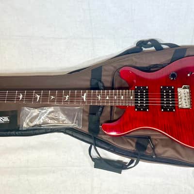 EXCELLENT/MINT NOS 2023 PAUL REED SMITH PRS SE CUSTOM 24 LIMITED EDITION RUBY RED FINISH ELECTRIC GUITAR & GIG BAG L@@K