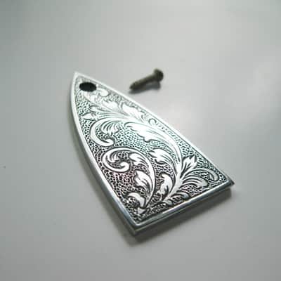 Rock Handwork Hand engraved classical pattern aluminum truss rod cover fits ESP LTD guitars esp-A4