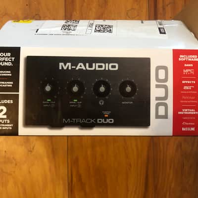 M-Audio M-Track Duo USB Audio Interface 2021 - Black