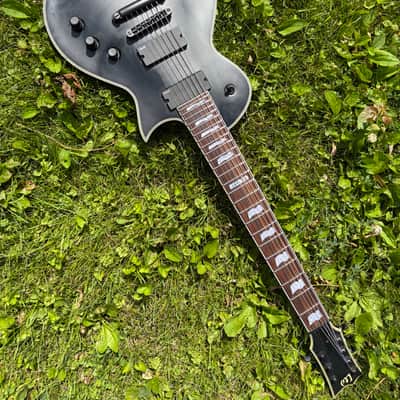 ESP LTD EC-407 with Rosewood Fretboard 2012 - 2017 - Black Satin