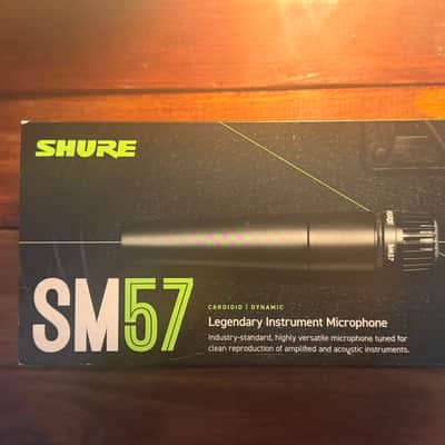 Shure SM57 Cardioid Dynamic Microphone 1984 - Present - Black