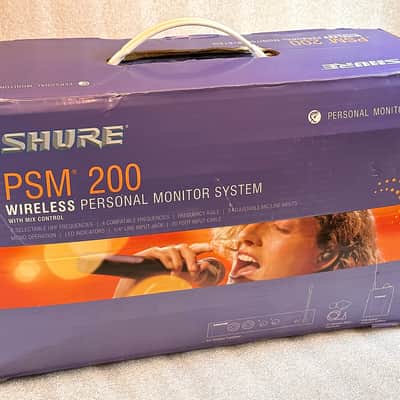 Shure PSM 200 In Ear Monitor System Near Mint!! 518-553 MHz