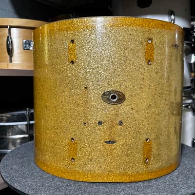 Slingerland Snare Drum Shell In Gold Sparkle