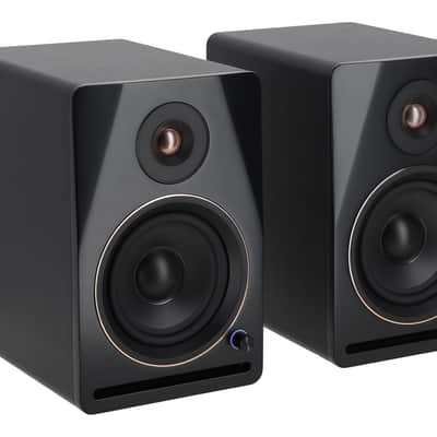 2) Rockville APM5B v2 5.25" Active Powered Studio Monitor Speakers USB+Bluetooth