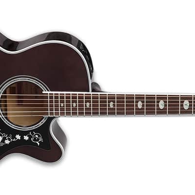 Takamine GN75CE NEX Acoustic Electric Guitar Transparent Black