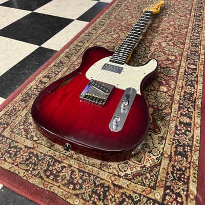 G&L Tribute Series ASAT Classic Bluesboy Semi-Hollow 2018 - Red Burst