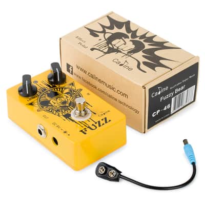 Caline CP-46 Fuzzy Bear Fuzz Pedal True Bypass, price included Import Duty to USA