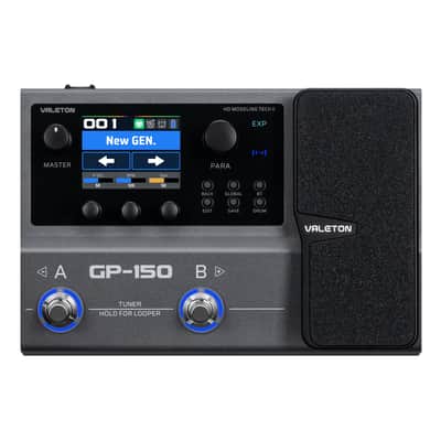Valeton GP-150 Multi-Effects Guitar Processor with HD Modeling, 200+ Effects, Built-In Battery, IR & NAM Support, Expression Pedal, USB Audio Interface(Shipping From US/EU/UK local warehouse)