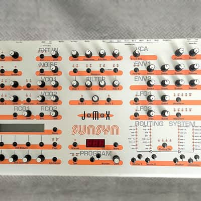 JoMox Sunsyn MK-I ✅JUST 250 units Worldwide!!✅ EXTREME RARE ANALOG SYNTHESIZER like Roland Jupiter - Yamaha CS - Oberheim Matrix - Emu Emulator ✅ Professional VINTAGE Synthesizer JOMOX SUNSYN ✅ Cleaned & Full Checked