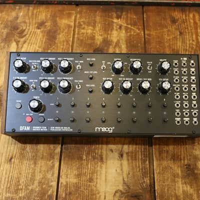 Moog DFAM Drummer From Another Mother Semi-Modular Analog Percussion Synthesizer 2018 - Present - Black/Wood