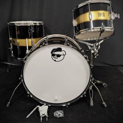 Pork Pie Hip Pig Black Gold Duco 3-Piece Shell Pack