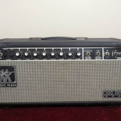 Music Man Musicman 100 RP Tube Guitar Amplifier Amp Head 1978-1984 Black Tolex Phaser