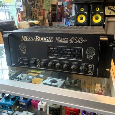 Mesa Boogie Bass 400+ 2-Channel 500-Watt Rackmount Bass Amp Head (6-Band EQ) 1989 - 1990 - Black