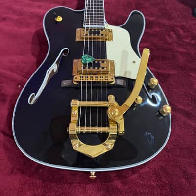 Firefly Bigsby TL 2024 - Gloss black with Gold hardware
