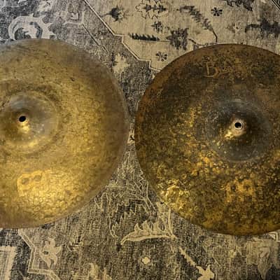 Used Meinl Vintage Pure Hi Hat Cymbals 16"