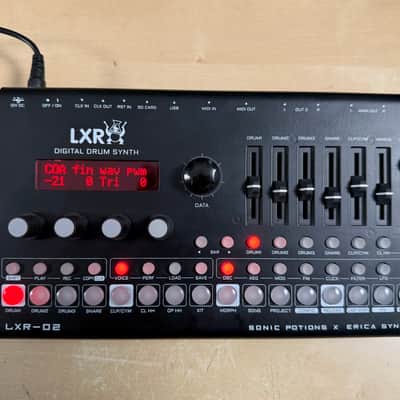 Erica Synths LXR-02 Digital Drum Synth 2021 - Black