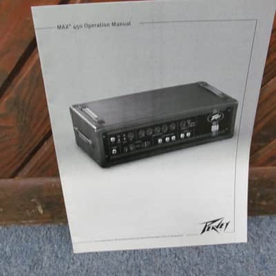 Peavey Max 450 Owner's Manual
