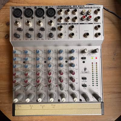 Behringer Eurorack MX802A 8-Input Mixer 2000s - Silver