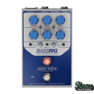 Origin Effects BASSRIG Super Vintage 2022 - Present - Blue / Silver