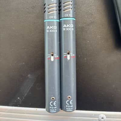 AKG SE300B + CK93 Hypercardioid Condenser Microphone Stereo Pair – Made in Austria