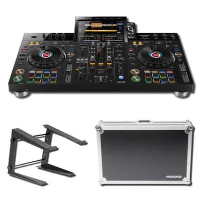 Pioneer XDJ-RX3 Digital DJ System with Magma MGA40975 Flight Case and Laptop Stand