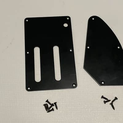 2000's Indonesia Ibanez RG Series Guitar Black Tremolo & Electronics Cavity Backplate Set