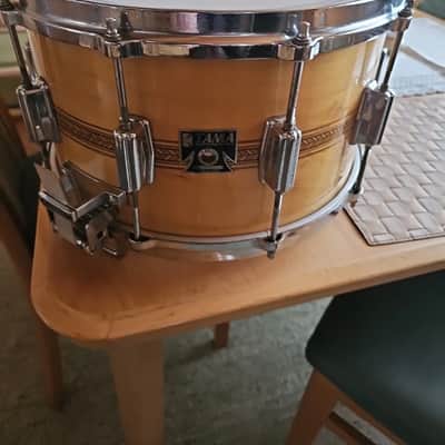 Tama Superstar 14x08 Snare Rare Inlay 80s Model 1980 - wood