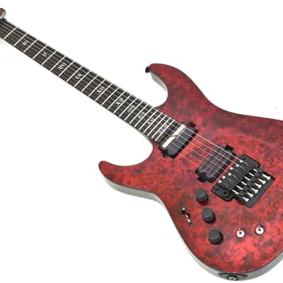Schecter C-1 FR-S Apocalypse Lefty Guitar Red Reign