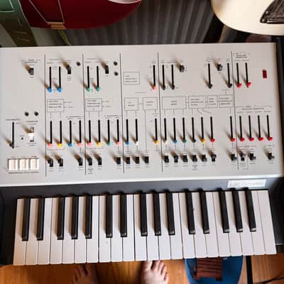 Korg ARP Odyssey Rev1 37-Slim Key Duophonic Analog Synthesizer 2015 - Present - White/Black