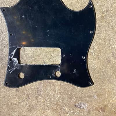 Gibson SG JR Junior Special Wraparound Single Ply P90 P-90 Single Pickup Batwing Pickguard Replacement Pick Guard