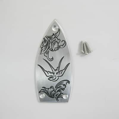 Swallow pattern aluminum truss rod cover gre-A3 fit most Gretsch guitars