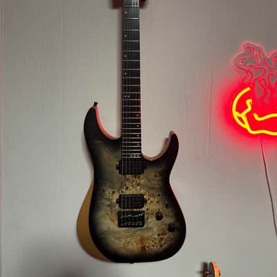 Schecter Reaper-6 Satin Charcoal Burst