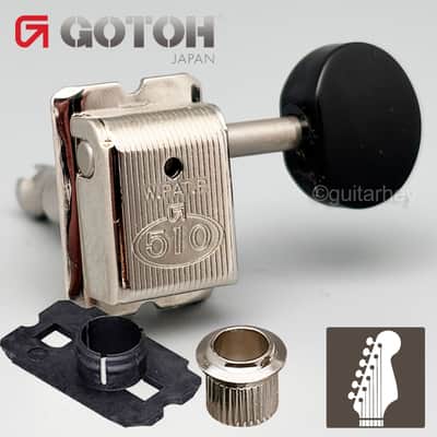 NEW Gotoh SDS510-B5 6-In-Line Vintage Style Tuners Fender Strat Tele - NICKEL