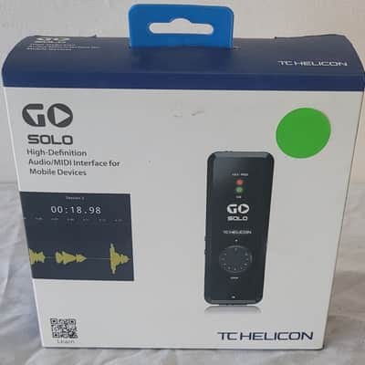 TC Helicon GO SOLO Portable USB Audio / MIDI Interface 2020 - Present - Black