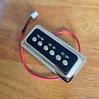 DeArmond Dynasonic Single-Coil Electric Guitar Pickup Nickel/Black (Neck)