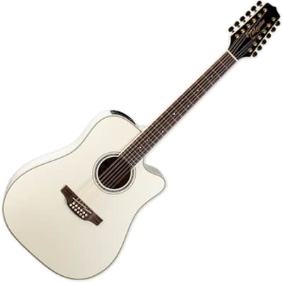 Takamine GD37CE-12 String Acoustic Guitar Pearl White B-Stock