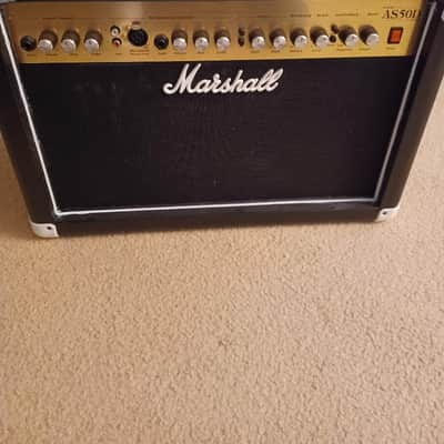 Black Marshall Acoustic Soloist AS50D Acoustic Amp