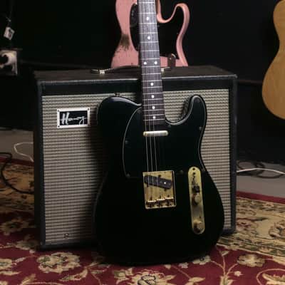 1986-1987 Fender Telecaster TLG-80-55, ALL BLACK, Made in Japan - Black / Pro Set Up