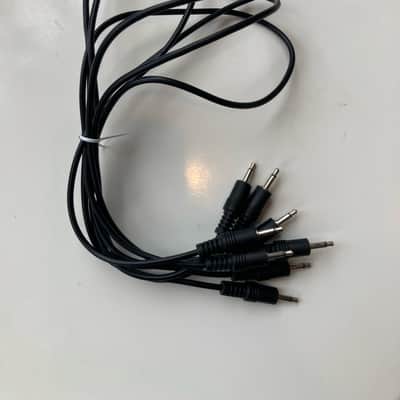 AI Synthesis 4 count Eurorack Modular Patch Cable - Black 2 ft.