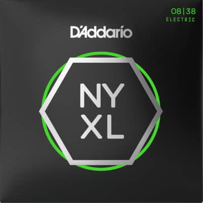 D'Addario NYXL0838 Nickel Wound Electric Guitar Strings, Extra Super Light, 8-38