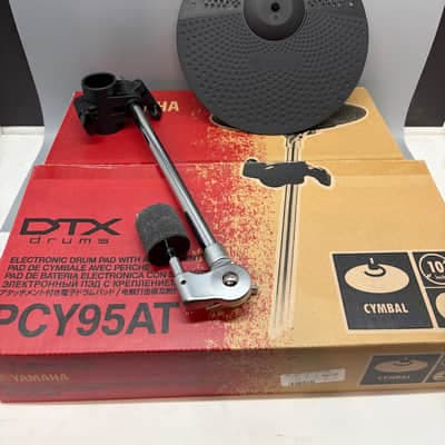 Returned Open Package Yamaha PCY95AT Single-Zone 10" Electronic Cymbal Pad with arm and attachment Unused!