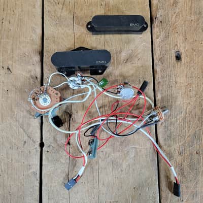 EMG FT and RT Telecaster Pickups with Switch and Pots