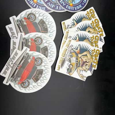 New Guitar Amp Stickers from Crate Amps an Amplifier Company 1990-2000s Sticker Junkie!