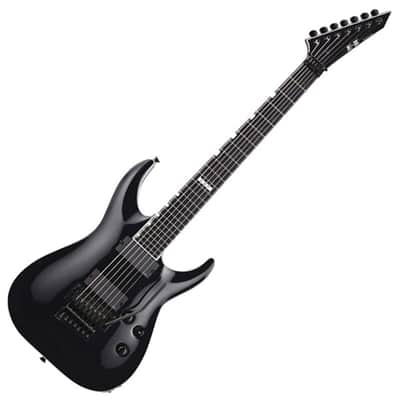 ESP E-II Horizon FR-7 BLK Floyd Rose 7-String Black Electric Guitar B-Stock
