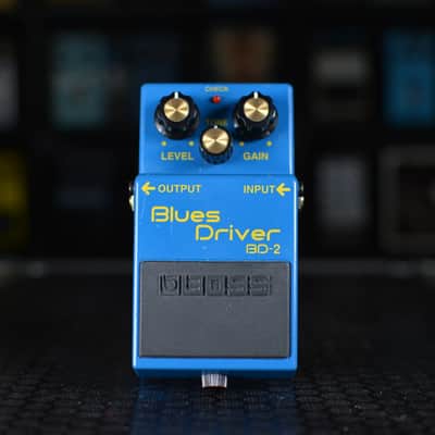 Boss BD-2 Blues Driver (Silver Label) 1995 - Present - Blue