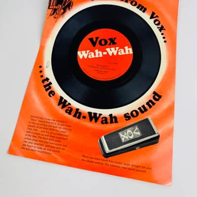 Vox Wah-Wah Demonstration Record / Sleeve 1967