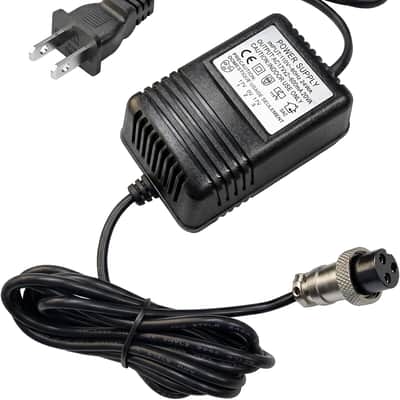 17V 600mA AC Power Adapter 3-pin for Mixing Console Mixer, Connector Pedalboard Power Supply Compatible with Yamaha MG16/MG166CX/MG166C/F4/F7/6FX/MG82X/ Audio with 3-Pin Connector