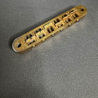 Schaller Vintage Schaller / Made in Germany ABR-1 Tune-O-Matic Bridge Gold Gibson Les Paul SG ES