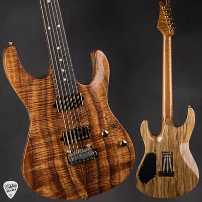 Suhr Modern Carve Top Set Neck - Natural Koa #86088