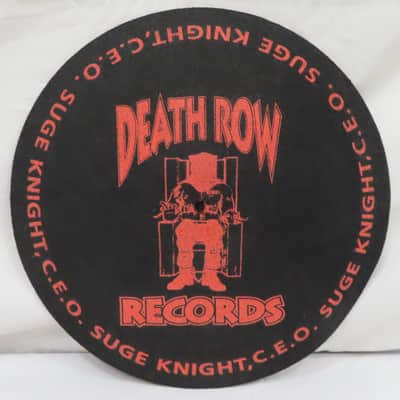 Original 1990's Death Row Records - Suge Knight CEO- DJ Turntable Slip Mat